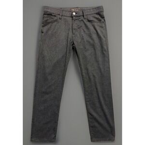 34 Heritage Courage Pants Trousers Mid-Rise Straight Stretch Gray 36x30 JBHS